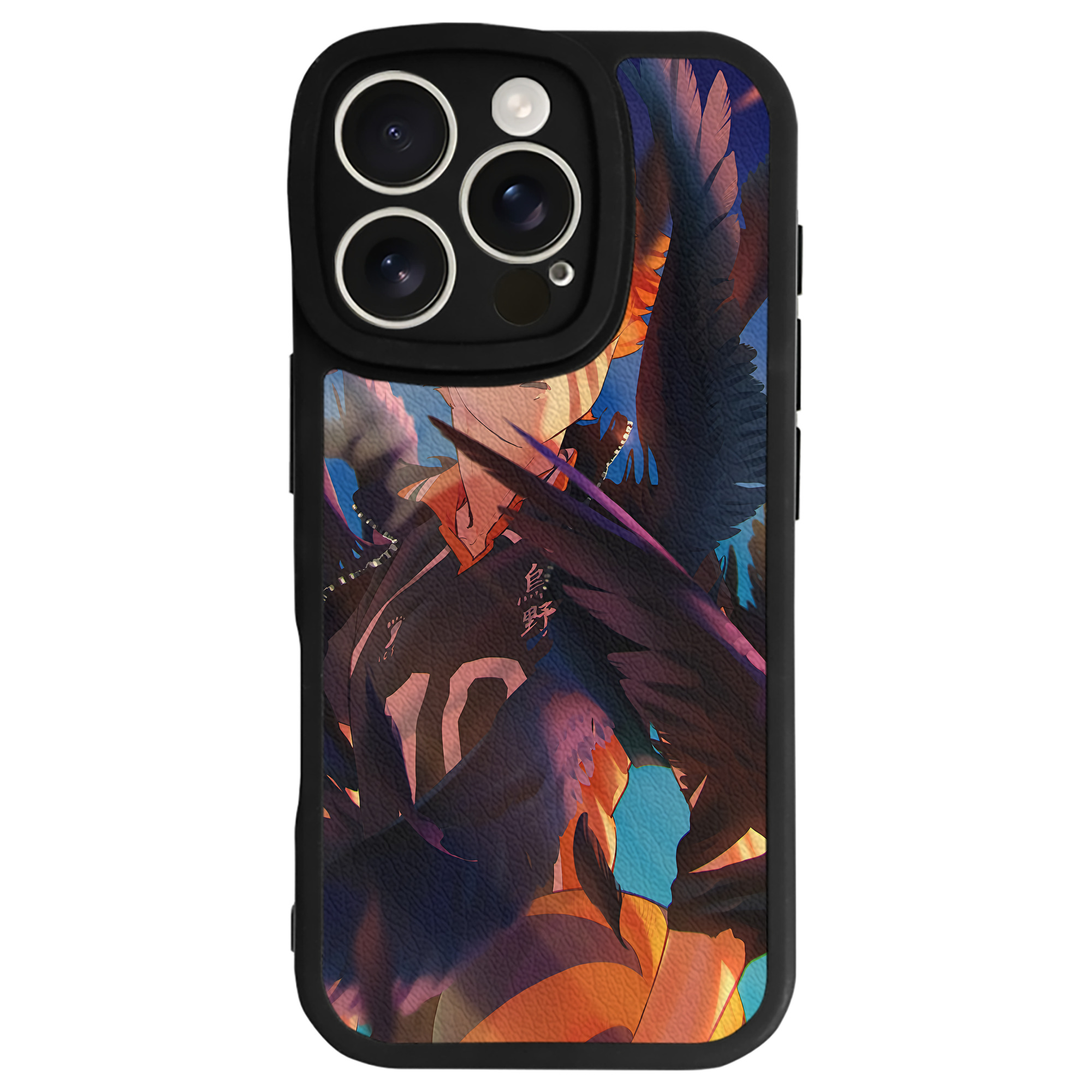 （画像用） ハイキュー!! Haikyu!! 【iPhone 16シリーズ対応】シリコンスマホケース（レザー調） 材質：シリコン